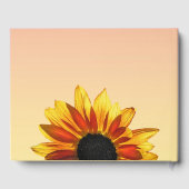 Floral Garden Blume Quinceanera Gästebuch (Rückseite)