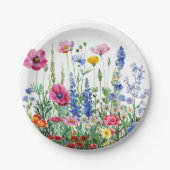 floral garden pappteller (Vorderseite)