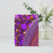 Floral Garden Postkarte (Stehend Vorderseite)