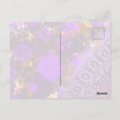 Floral Garden Postkarte (Rückseite)