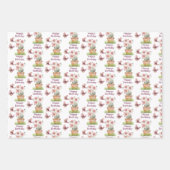 Floral Garden Schmetterlinge Libellen Libellen Was Geschenkpapier Set (Vorderseite)