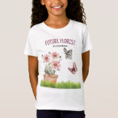 Floral Garden Schmetterlinge Libellen Libellen Was T-Shirt (Vorderseite)
