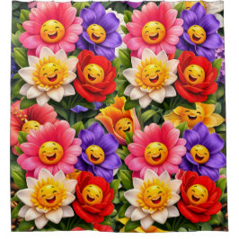 Floral garden shower curtain duschvorhang