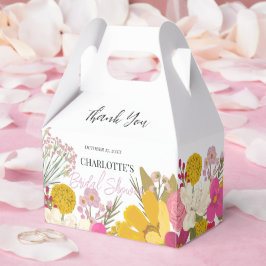 Floral Garden Summer Brautparty Vielen Dank Geschenkschachtel