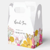 Floral Garden Summer Brautparty Vielen Dank Geschenkschachtel (Geöffnet)
