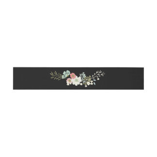 Floral Garden Wedding Napkin Bands Einladungsbanderole