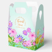 Floral Garden Zelt Gefallen Box Geschenkschachtel (Geöffnet)