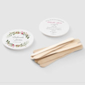 Floral Garland in Pink & Red for Outdoor Wedding Fächer (Non-assembled)