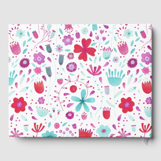 Floral Gästebuch (Rückseite)