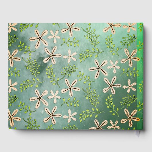 Floral Gästebuch (Rückseite)