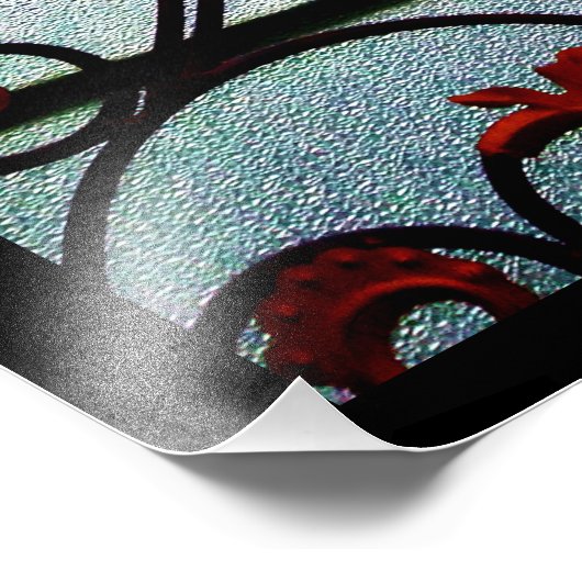 Floral Gate Fotodruck (Ecke)