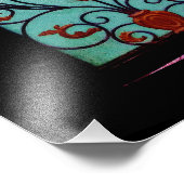 Floral Gate Fotodruck (Ecke)