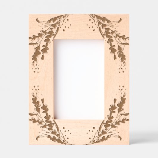Floral Geätzte Rahmen (Vorderseite)