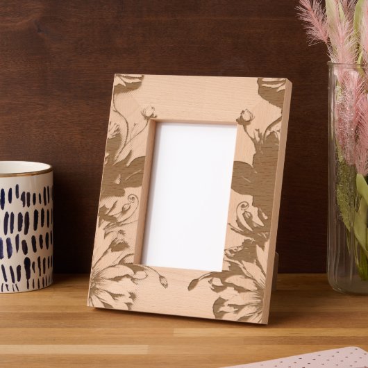 floral geätzte rahmen (Linke Ecke)