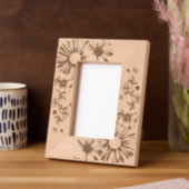 Floral Geätzte Rahmen (Linke Ecke)