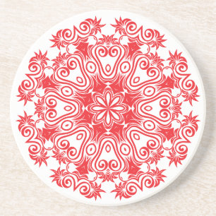 Floral Geblüht Motif Untersetzer