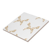 Floral geblüht Schmetterlinge Fliese (Seite)