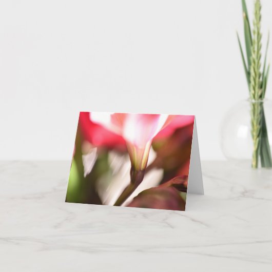 Floral geklappt Dankeschön Karte (Vorderseite)