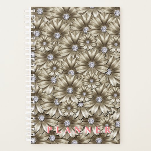 Floral Gemstone Planer (Vorderseite)