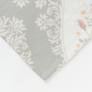 Floral gemusterte Fleece-Decke Fleecedecke