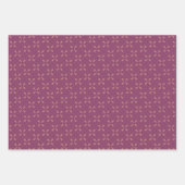 Floral geometry geschenkpapier set (Vorderseite)