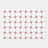 Floral geometry geschenkpapier set (Vorderseite 3)