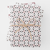 Floral geometry geschenkpapier set (Beispiel)