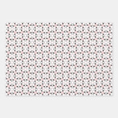 Floral geometry geschenkpapier set (Vorderseite)