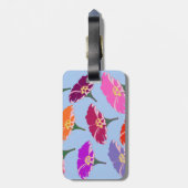 floral gepäckanhänger (Rückseite vertikal)