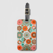 Floral Gepäckanhänger (Vorderseite Vertikal)