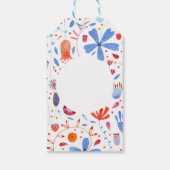 Floral Geschenkanhänger (Rückseite)