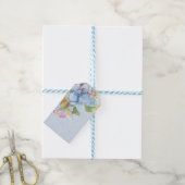 floral geschenkanhänger (Mit Garn)