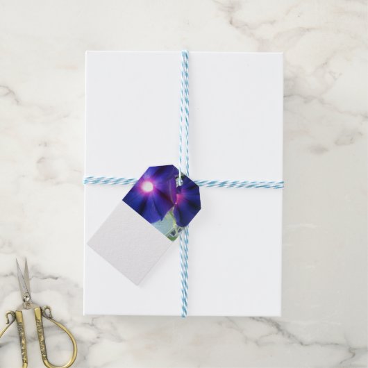 floral geschenkanhänger (Mit Garn)