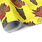 floral geschenkpapier (Rolleneckpunkt)