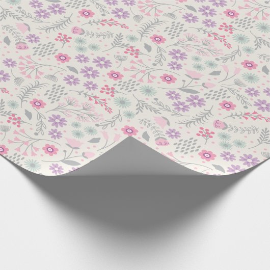 Floral Geschenkpapier (Ecke)