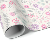 Floral Geschenkpapier (Rolleneckpunkt)