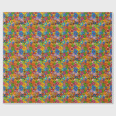 floral geschenkpapier (Flach)