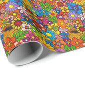 floral geschenkpapier (Rolleneckpunkt)
