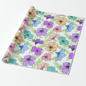 Floral Geschenkpapier (Ungerollt)
