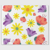 floral geschenkpapier (Flach)