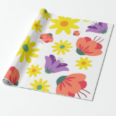 floral geschenkpapier (Ungerollt)