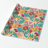 floral geschenkpapier (Ungerollt)