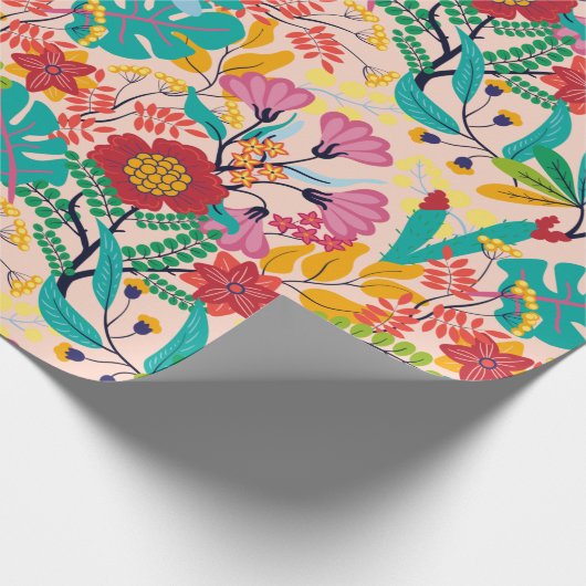 floral geschenkpapier (Ecke)