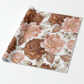 floral geschenkpapier (Ungerollt)