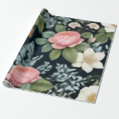 Floral Geschenkpapier (Ungerollt)