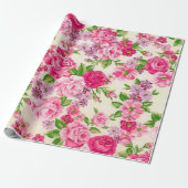 floral geschenkpapier (Ungerollt)