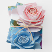 floral geschenkpapier set (Beispiel)