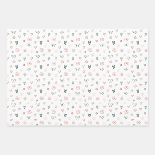 Floral Geschenkpapier Set (Vorderseite 2)