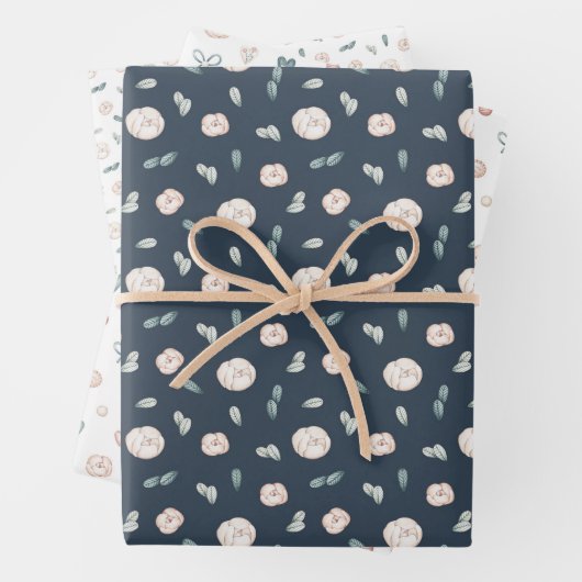 Floral Geschenkpapier Set (Beispiel)