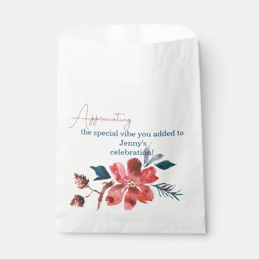 floral geschenktütchen (Vorderseite)